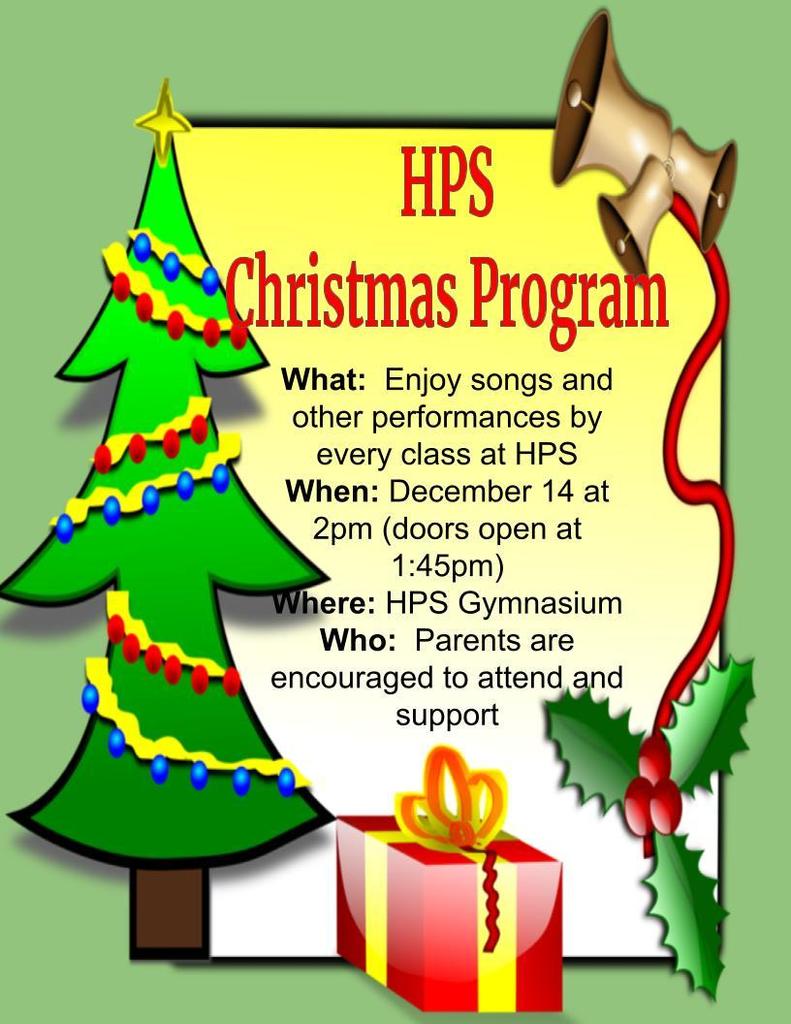 HPS Christmas Program