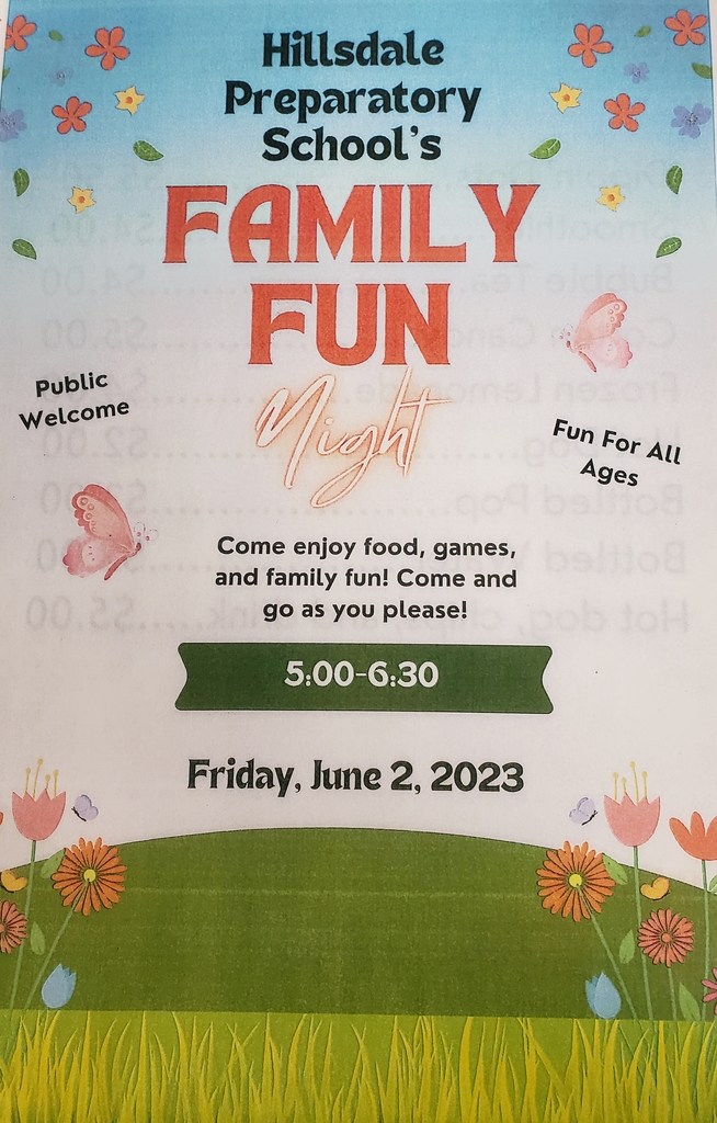 family fun night flyer front