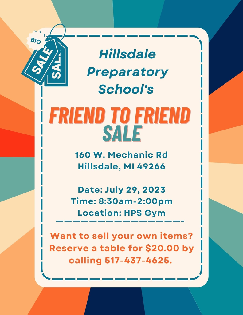 friend to friend sale flyer
